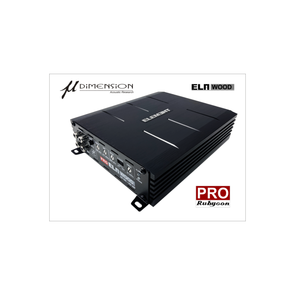 u-Dimension ELA WOOD PRO 4 csatornás erősítő