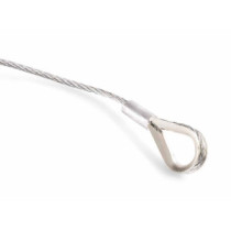 BeamZ SAF-20 karabineres biztonsági kábel 70 cm - 20 kg