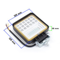 Thunder LWL-10P LED reflektor, munkalámpa, IP67, 12V/24V, 9500 lm - 30 W