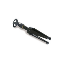 Vonyx TS02 asztali mikrofonállvány fekete, állítható magasságú + kengyel