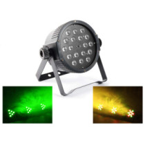 Thunder FTL18 FlatPAR RGB (18x1W) DMX LED reflektor, színező