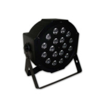 Thunder FTL18 FlatPAR RGB (18x1W) DMX LED reflektor, színező