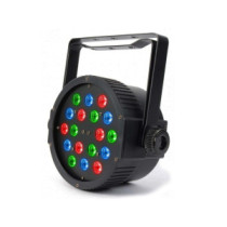 Thunder FTL18 FlatPAR RGB (18x1W) DMX LED reflektor, színező