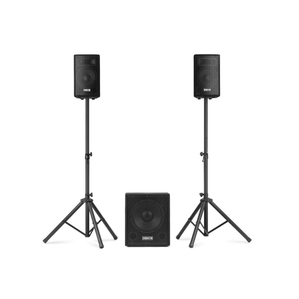 Vonyx VX0812BT 2.1 Aktív hangfal rendszer, 12", Bluetooth, Visszhang effekt