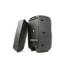 Vonyx PSS-302 2x150W (10") aktív hangfalszett + ÁLLVÁNY (MP3 + BLUETOOTH)