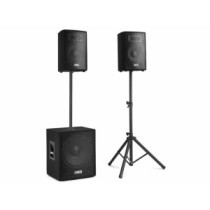 Vonyx VX1015BT 2.1 Aktív hangfal szett, 15", Bluetooth, Visszhang effekt