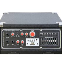 ReVoLuTioN DPX-210-MT 2x800W (2x 10") aktív karaoke hangfal (FM + MP3 + Bluetooth)