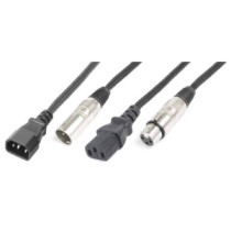 PD Connex CX09-5 IEC M - XLR Mama / IEC F - XLR papa, 5 m