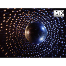Fuzzix MB-30 Diszkógömb, tükörgömb 12" (30 cm) + forgató motor