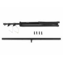 BeamZ LS25T T fényállvány, (25 mm) 25 kg teherbírás, acél, 2,5 m Fekete