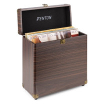 Fenton RC30 bakelit lemez tartó - Sötét fahatasú