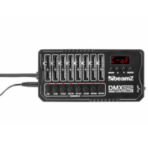 BeamZ DMX-512ACCU, 64 csatornás DMX vezérlő - Hordozható, Akkumulátoros