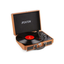 Fenton RP115F Kofferes bakelit lemezjátszó, beépített hangszóróval (Bluetooth) - barna