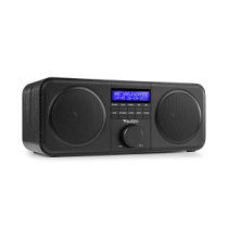 Audizio Novara FM / DAB+ sztereó rádió 40W - FEKETE