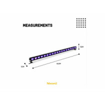 BeamZ BUV-183 (18x3W) LED UV derítő