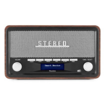 Audizio Foggia Retro rádió FM, DAB+, Bluetooth (Szürke)