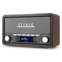 Audizio Foggia Retro rádió FM, DAB+, Bluetooth (Szürke)