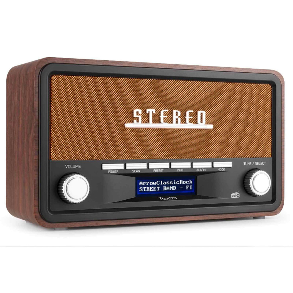 Audizio Foggia Retro rádió FM, Bluetooth - réz