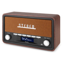 Audizio Foggia Retro rádió FM, DAB+, Bluetooth (Réz)