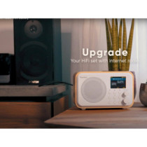 Audizio Venice akkumulátoros internet rádió 30W (WiFi + Bluetooth) - Fekete