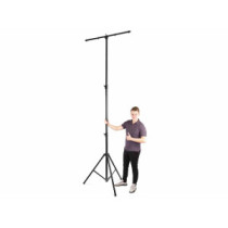 BeamZ LS30T T fényállvány, (38 mm) 25kg teherbírás, acél, 3,5m Fekete