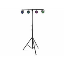 BeamZ LS30T T fényállvány, (38 mm) 25kg teherbírás, acél, 3,5m Fekete