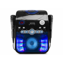 Fenton SBS20BL karaoke party hangfal (Bluetooth, USB, CD, 2x Mikrofon)