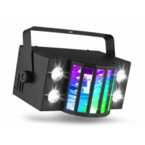 BeamZ StrobeDerby 2-in-1 party effekt, 6x4W RGBAWP LED, 4x2W Fehér led