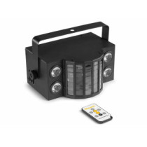 BeamZ StrobeDerby 2-in-1 party effekt, 6x4W RGBAWP LED, 4x2W Fehér led