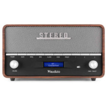 Audizio Corno retro rádió, FM, AUX, Bluetooth - szürke