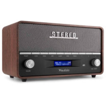 Audizio Corno retro rádió, FM, AUX, Bluetooth - szürke