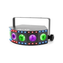 BeamZ DJ X5 (5x10W) RGB-UV stroboszkóp DMX array fényeffek