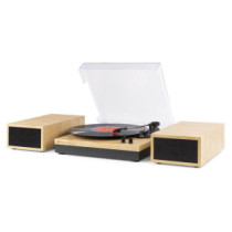 Fenton RP165L Bakelit lemezjátszó szett + 2 db hangfal, Bluetooth (Világosbarna)