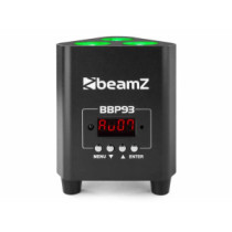 BeamZ BBP93 3x 10W 4-in-1 RGBW LED Reflektor, DMX, akkumulátor