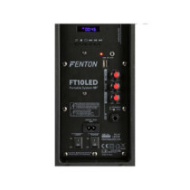 Fenton FT10LED (10") 450W akkumulátoros hordozható hangfal (1xMik + MP3 + Bluetooth)