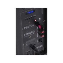 Fenton FT10LED MK2 (10") 450W akkumulátoros hordozható hangfal (1xMik + MP3 + Bluetooth)