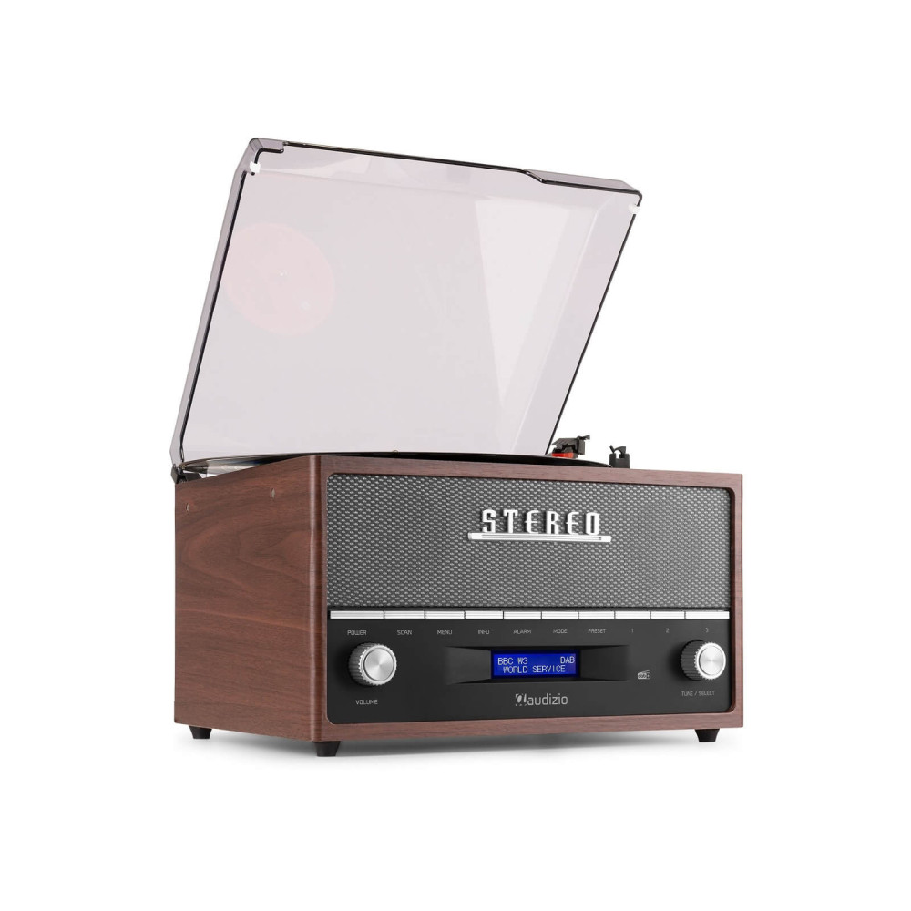 Audizio Frisco Retro Bakelit lemezjátszó /  Rádió (Bluetooth + FM)