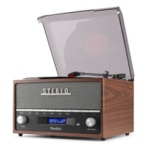 Audizio Frisco Retro Bakelit lemezjátszó / DAB+ Rádió (Bluetooth + FM)