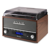 Audizio Frisco Retro Bakelit lemezjátszó / DAB+ Rádió (Bluetooth + FM)