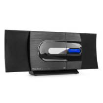 Audizio Tours Compact Stereo Hifi rendszer, FM rádióval (CD, Bluetooth, MP3) - FEKETE