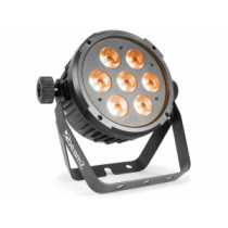 BeamZ BT280 LED Flat PAR, 7x10W 6-in-1 LED, RGBAW-UV, DMX