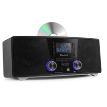 Audizio Cannes DAB+ sztereó rádió és CD lejátszó - fekete