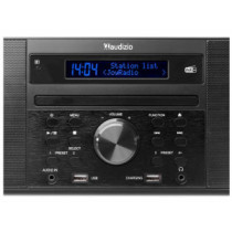 Audizio Prato FM rádió, 60W (CD + USB + Bluetooth + FM) - Fekete