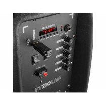 Fenton FT210 - Karaoke hordozható AKKUMULÁTOROS 700W hangfal Mikrofonnal (Bluetooth/USB/SD)