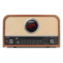 Audizio Salerno FM rádió és CD lejátszó - barna