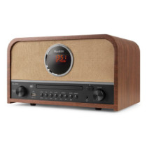 Audizio Salerno FM rádió és CD lejátszó - barna
