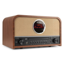 Audizio Salerno FM rádió és CD lejátszó - barna