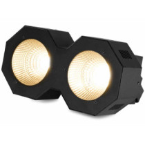 BeamZ 2x50W Színpadi COB Meleg fehér LED Reflektor, Stroboszkóp, DMX