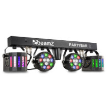 BeamZ PartyBar2 2x Par + 2x Derby (RGBW) fényeffekt szett