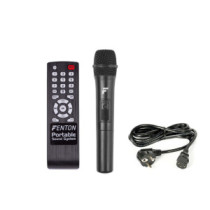 Fenton FT12LED MK2 (12") 700W akkumulátoros hordozható hangfal (1xMik + MP3 + Bluetooth)